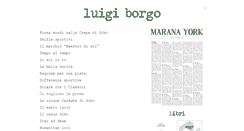 Desktop Screenshot of luigiborgo.com